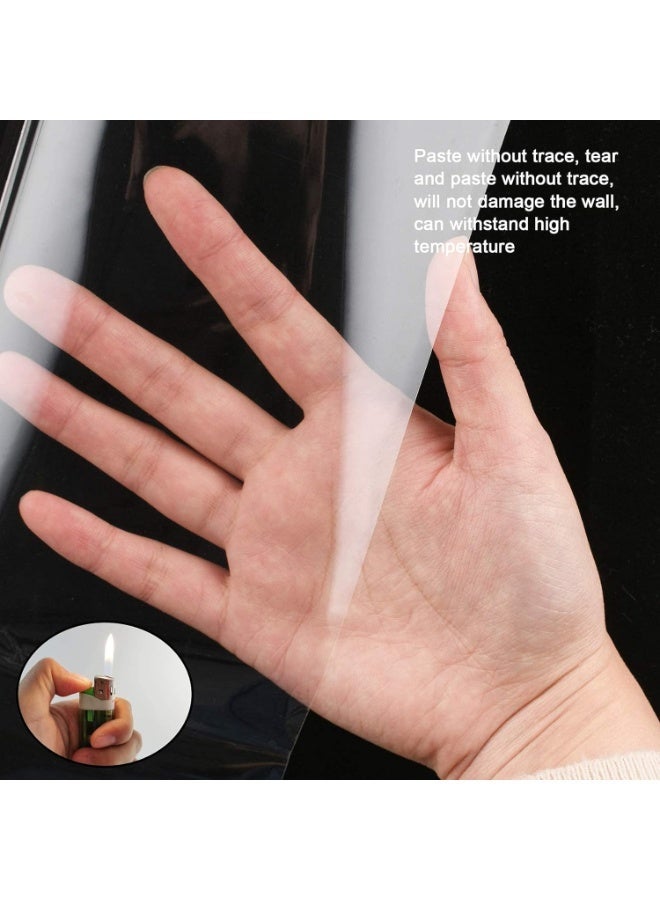 Oil-Proof Wall Stickers – Transparent Waterproof & Heat-Resistant Self-Adhesive Kitchen Backsplash Protector - Image 3